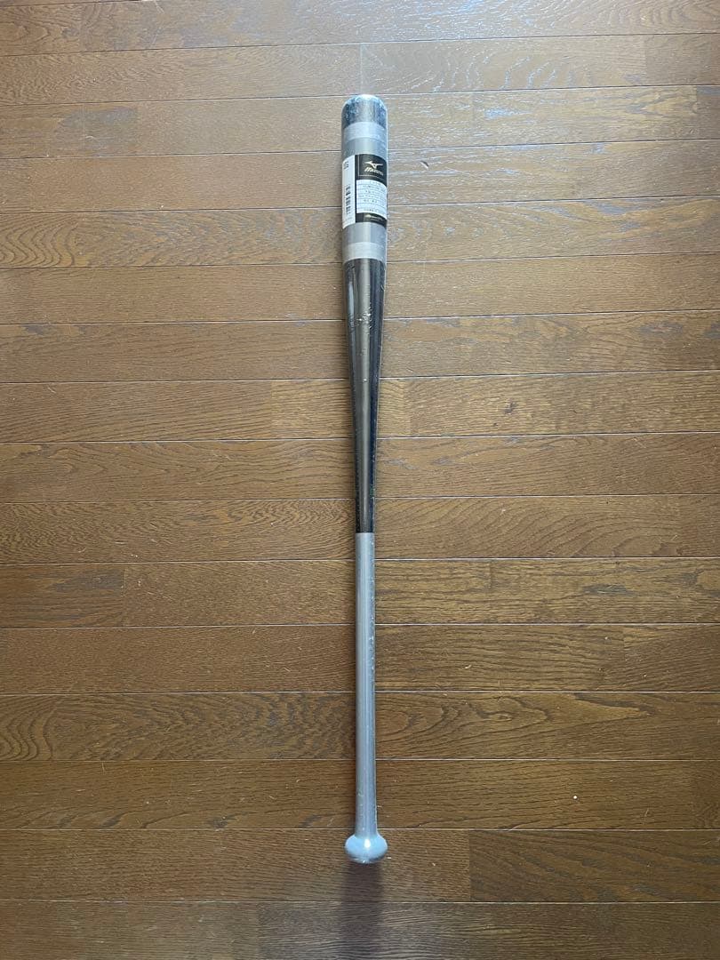 ミズノプロ　展示会限定　硬式木製ノックバット　黒×グレー　84cm730g