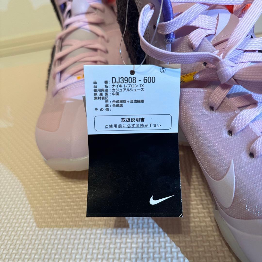 【新品未使用箱付き】NIKE LEBRON IX DJ3908-600