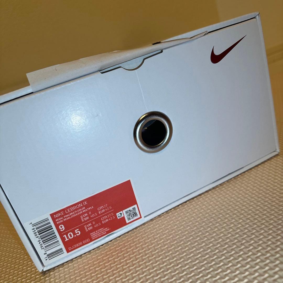 【新品未使用箱付き】NIKE LEBRON IX DJ3908-600