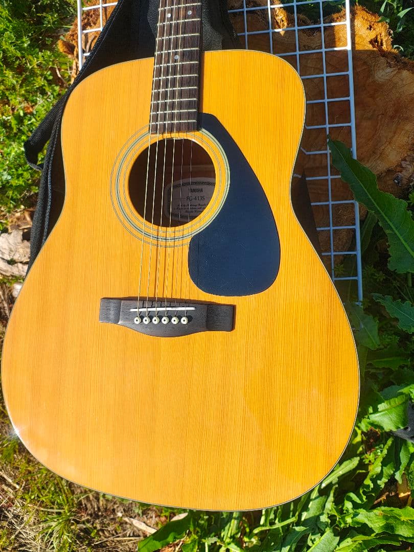 YAMAHA FG-413S トップ単板 エレアコ 弦高2.7mm 激鳴り