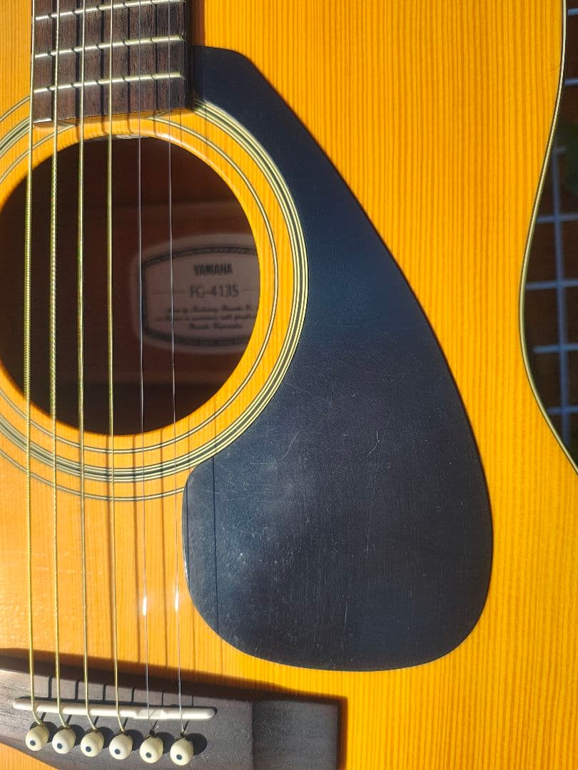 YAMAHA FG-413S トップ単板 エレアコ 弦高2.7mm 激鳴り