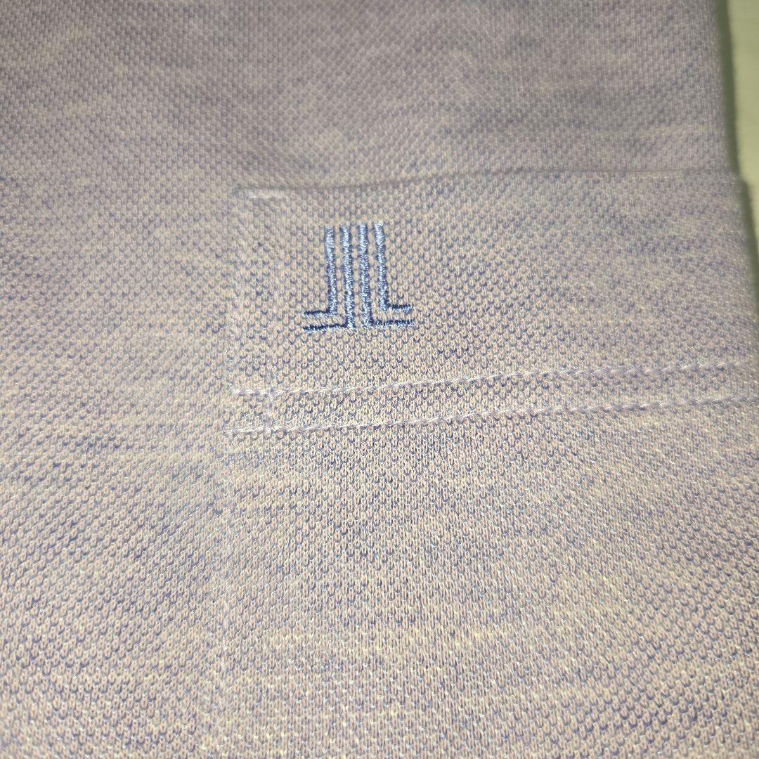 未使用タグ無LANVIN SPORT ラベンダー長袖ポロ40&綿春セーター 40