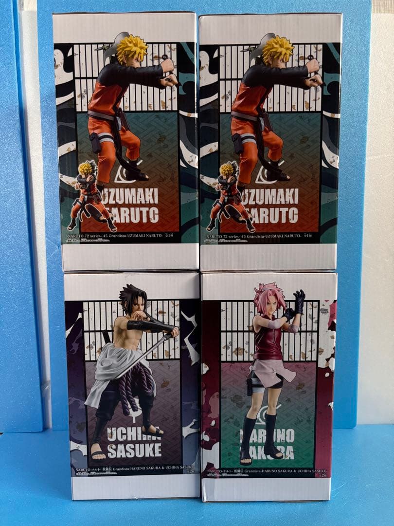 NARUTO Grandista ナルト・サスケ・サクラ 4体セット新品未開封
