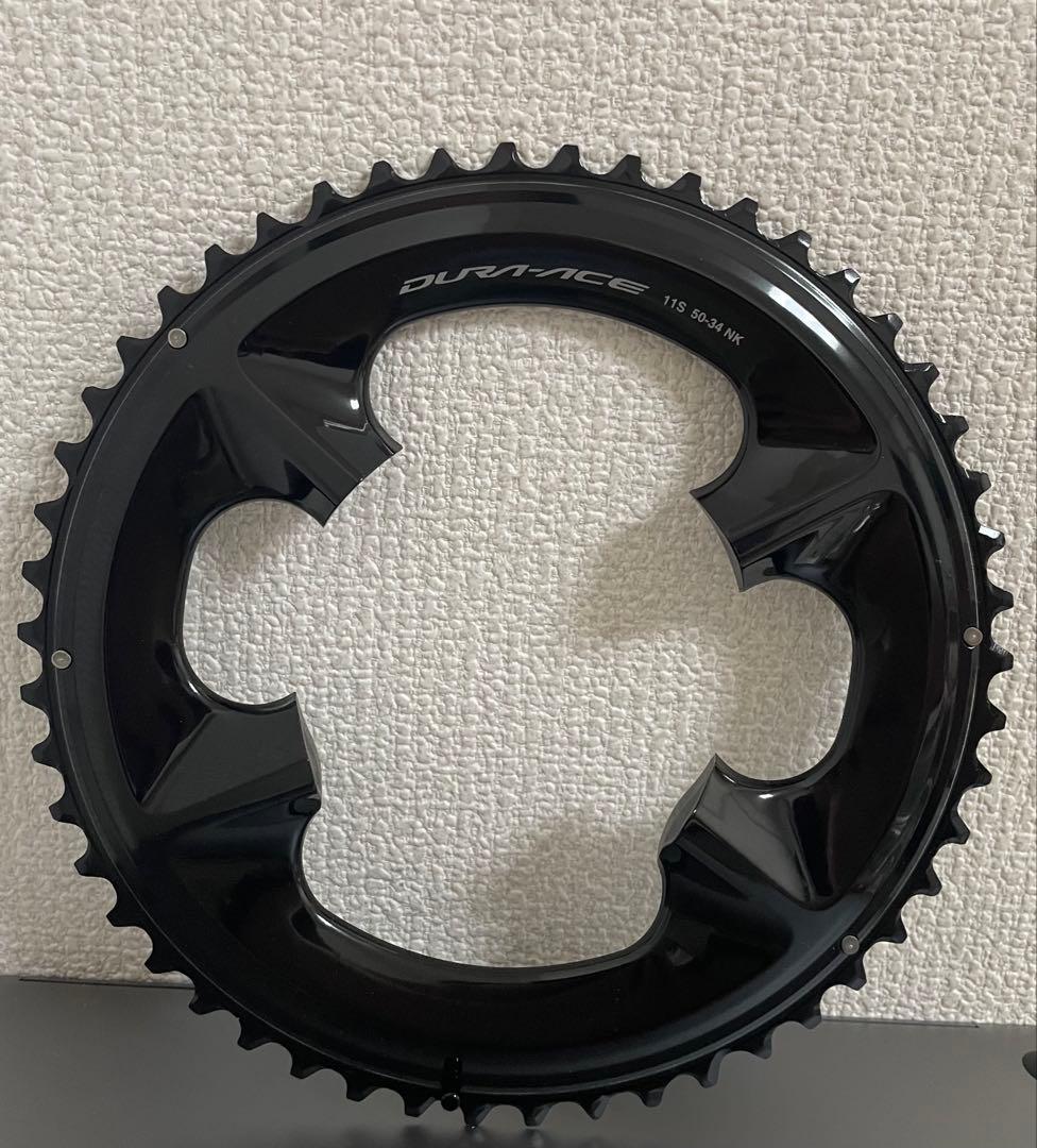 未使用 シマノ チェーンリング FC-R9200 fc-09 50/34