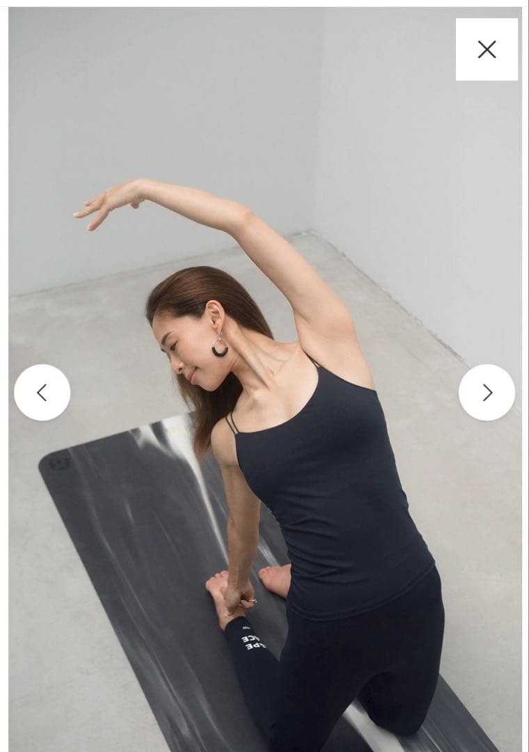 WERTHY 　ESSENTIAL YOGA TOP ブラック　S