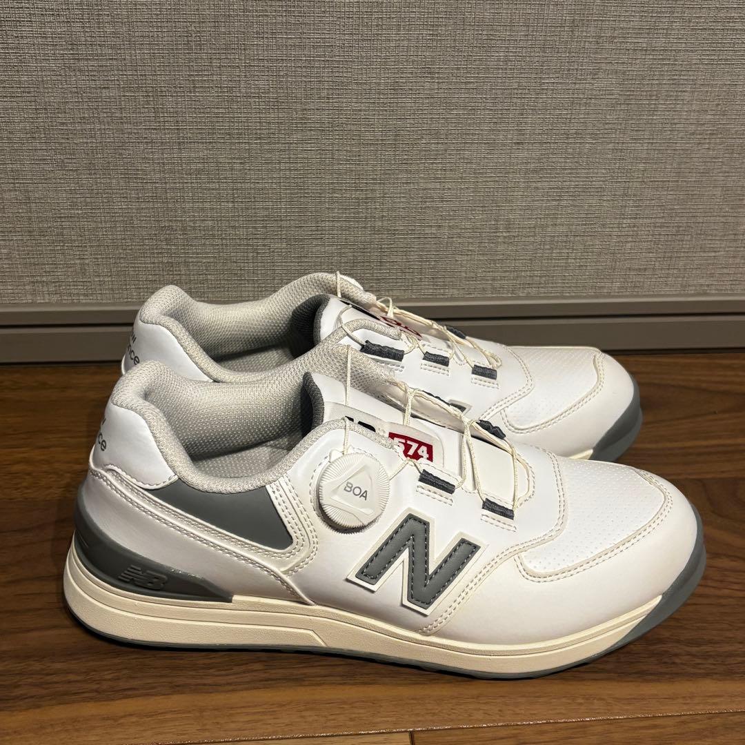 New Balance 574 BOA ゴルフシューズ ホワイト　ニューバランス