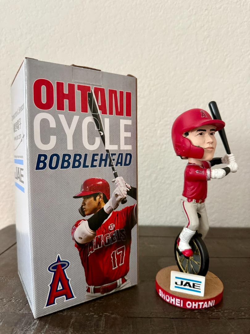 【非売品・限定品】LA Angels 大谷翔平 サイクルヒット記念 ボブルヘッド