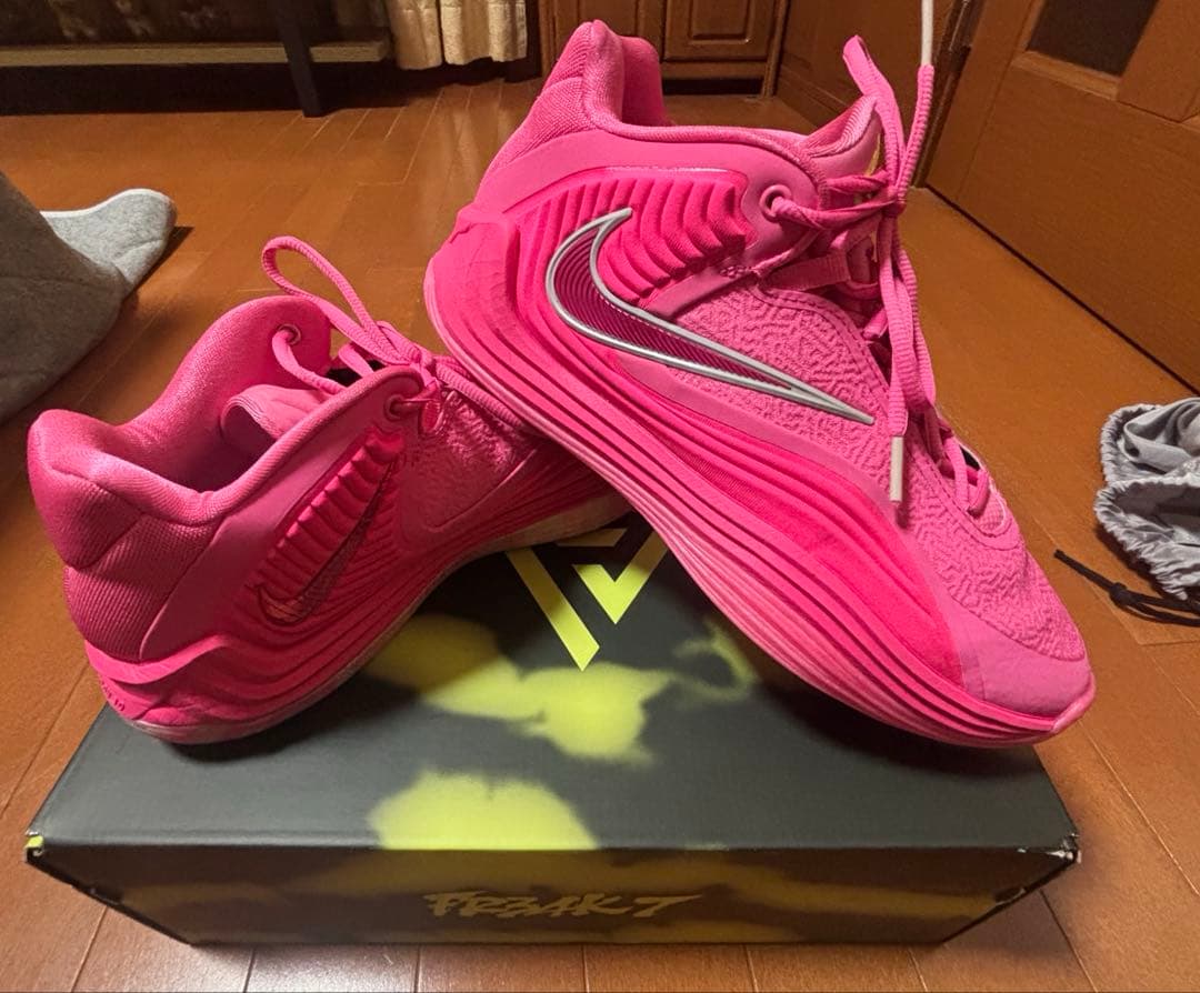 Nike バスケットボールシューズ ピンク　ジャモラント　27cm
