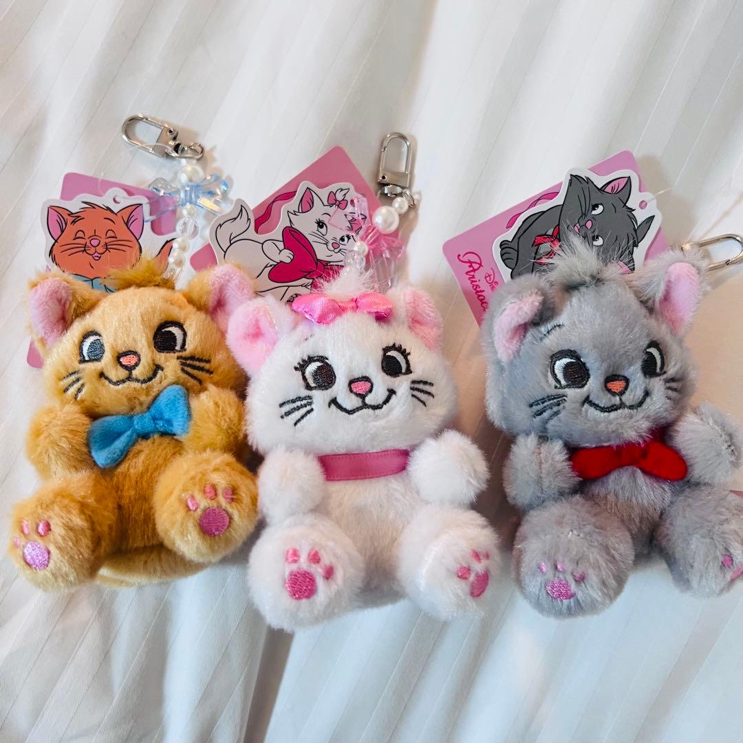 韓国限定♡ディズニー BUTTER マリー おしゃれキャット キーホルダー