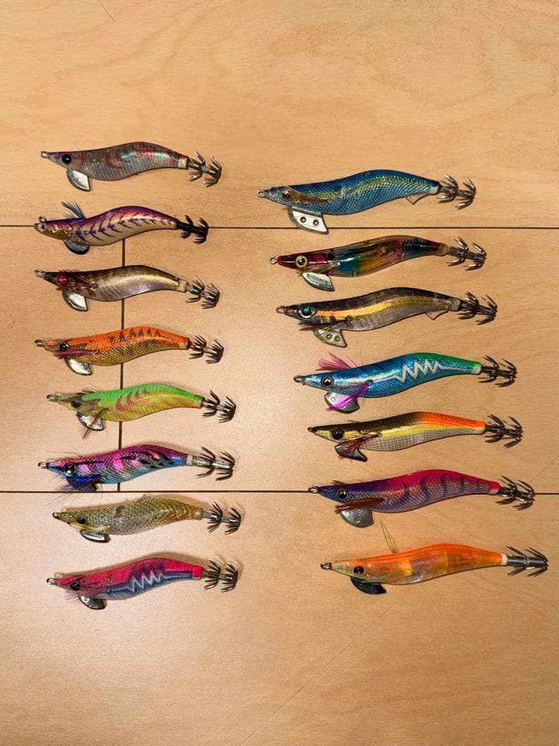 中古　エギ　15個セット 多色展開