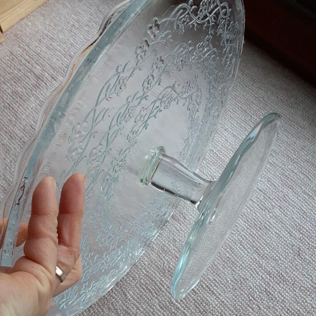 ケーキドーム　足付き　ヴィンテージ品