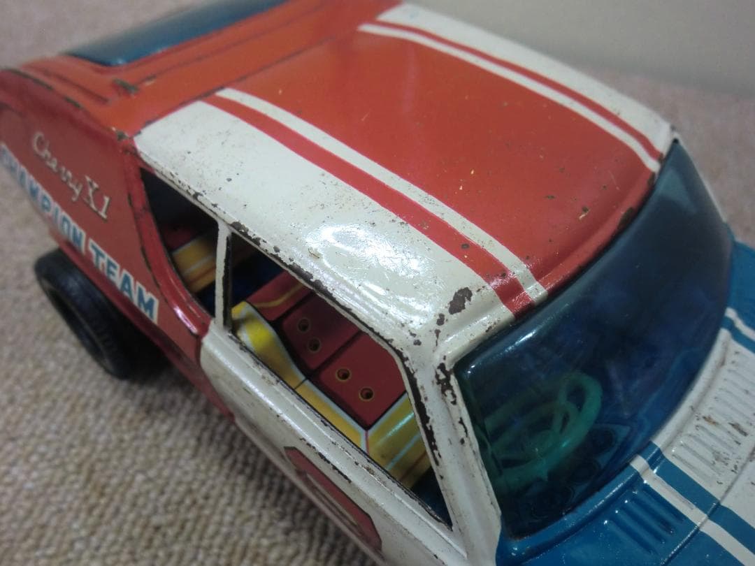 【昭和レトロ】日産 チェリークーペ X1　ブリキ自動車 ヴィンテージ