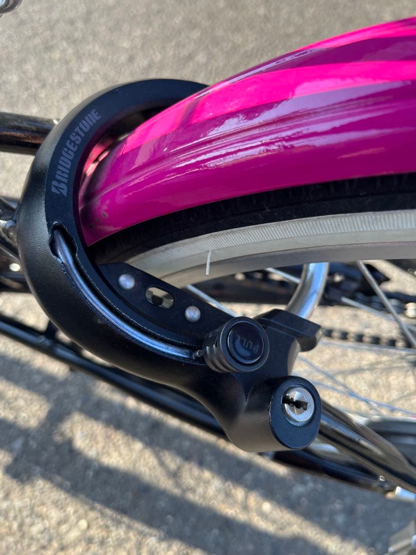 ★ブリヂストン★子供用 自転車 20インチ 黒 ピンク 札幌 直接取引限定