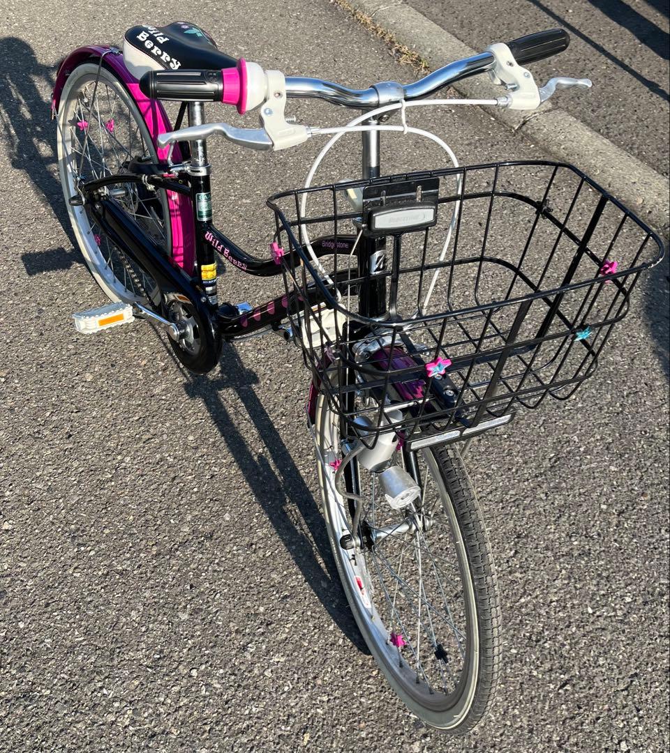★ブリヂストン★子供用 自転車 20インチ 黒 ピンク 札幌 直接取引限定