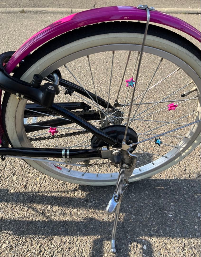 ★ブリヂストン★子供用 自転車 20インチ 黒 ピンク 札幌 直接取引限定