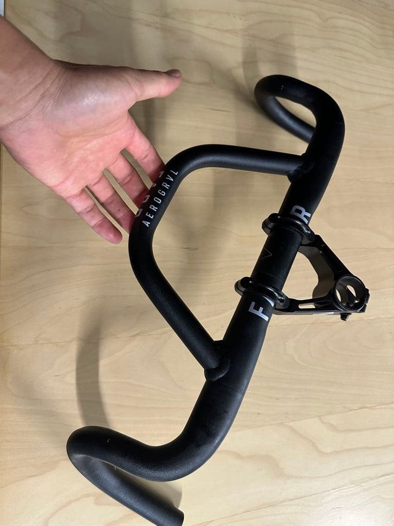 RideFARR エアロ グラベルバー & 70ｍｍステムセット