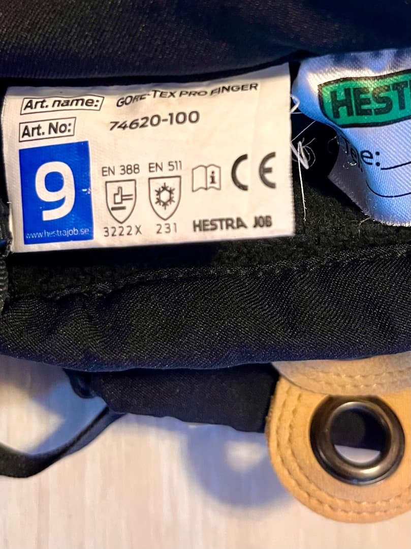 Hestra Pro Gore-Tex 5本指グローブ サイズ9ヘストラ
