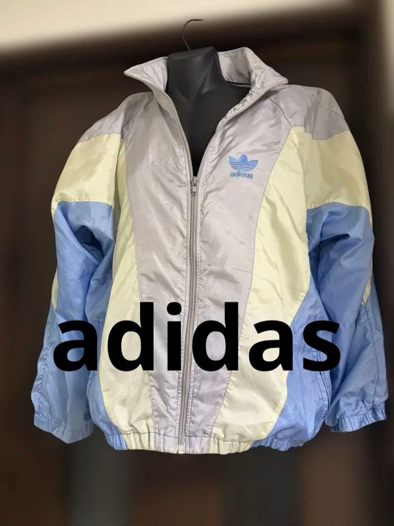 【マニア必見！adidas】80s〜90s ヴィンテージ ナイロンジャケット