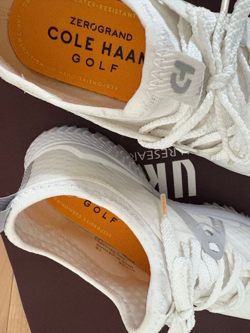 コールハーンCole Haan⭐︎24cm⭐︎ホワイト⭐︎レディースゴルフシューズ