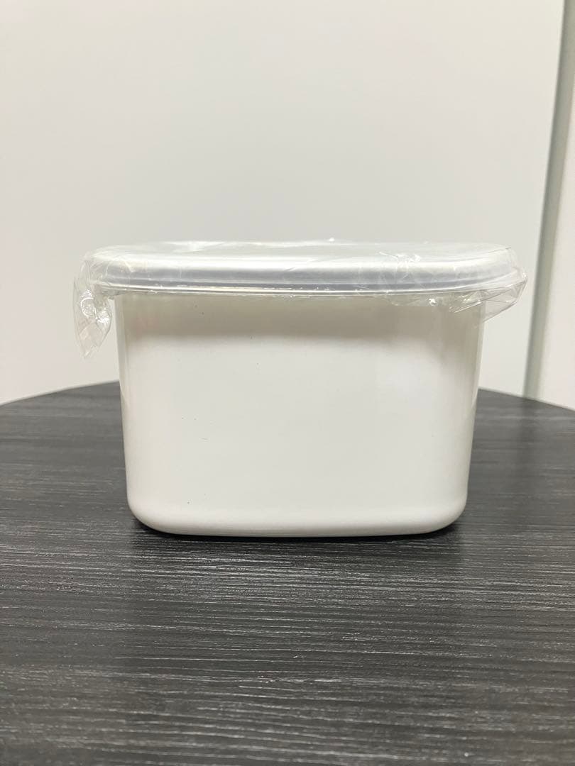 野田琺瑯　ホワイトシリーズ　スクエア　レクタングル　食品保存容器　新品未使用