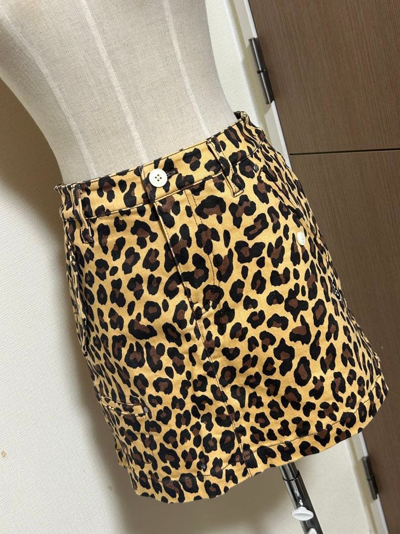 PEARLY GATES パーリーゲイツ　レオパードスカート　サイズ０　美品