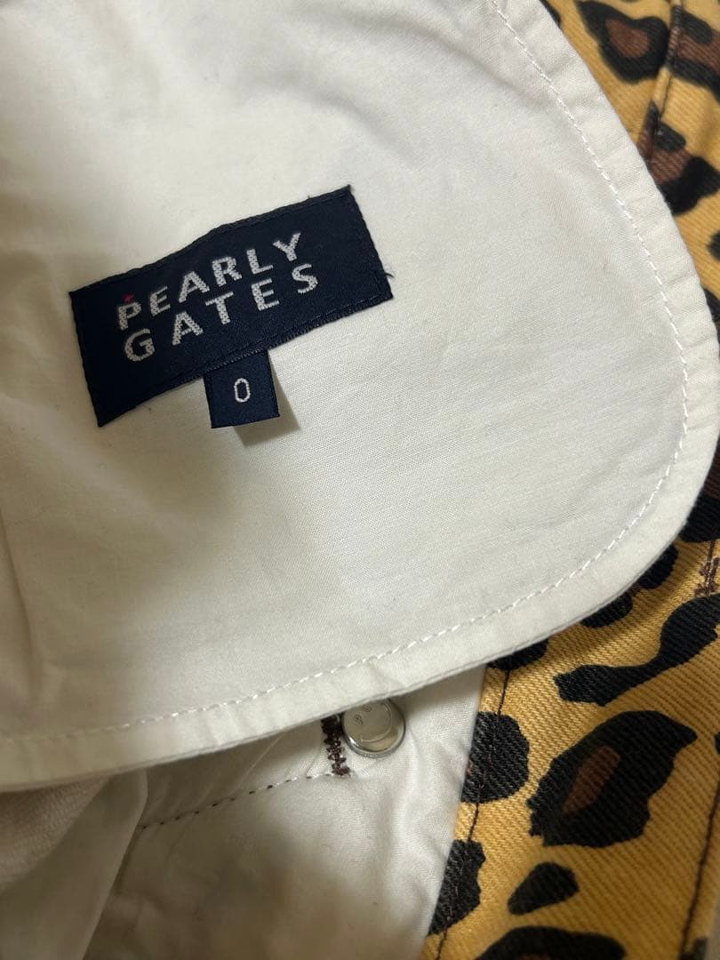 PEARLY GATES パーリーゲイツ　レオパードスカート　サイズ０　美品