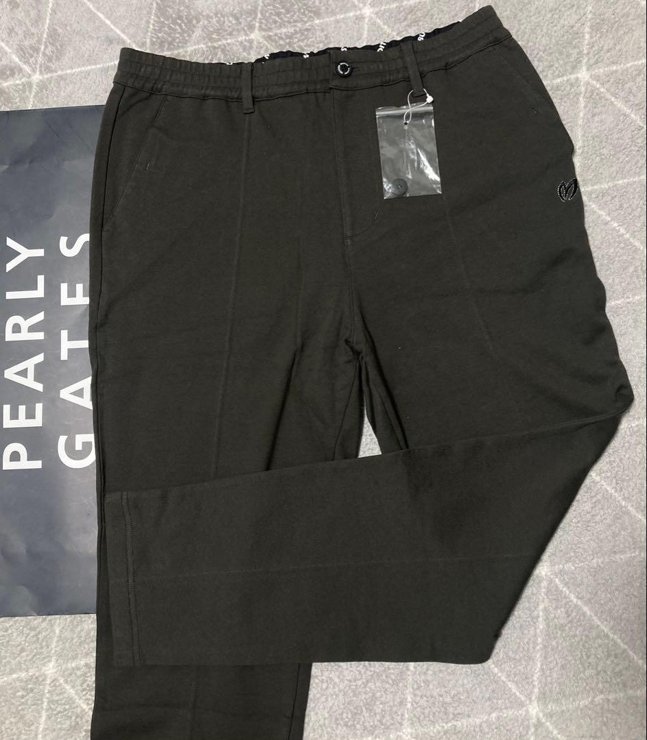 新品 パーリーゲイツ マスターバニー レーヨン裏毛ストレッチパンツ(6) LL