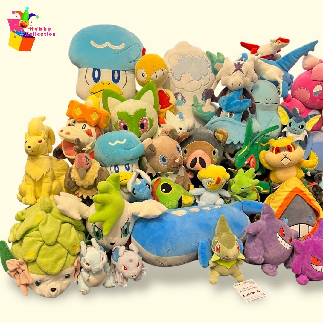 ポケモンぬいぐるみ　まとめ売り　40点セット fit タカラトミー　バンプレスト