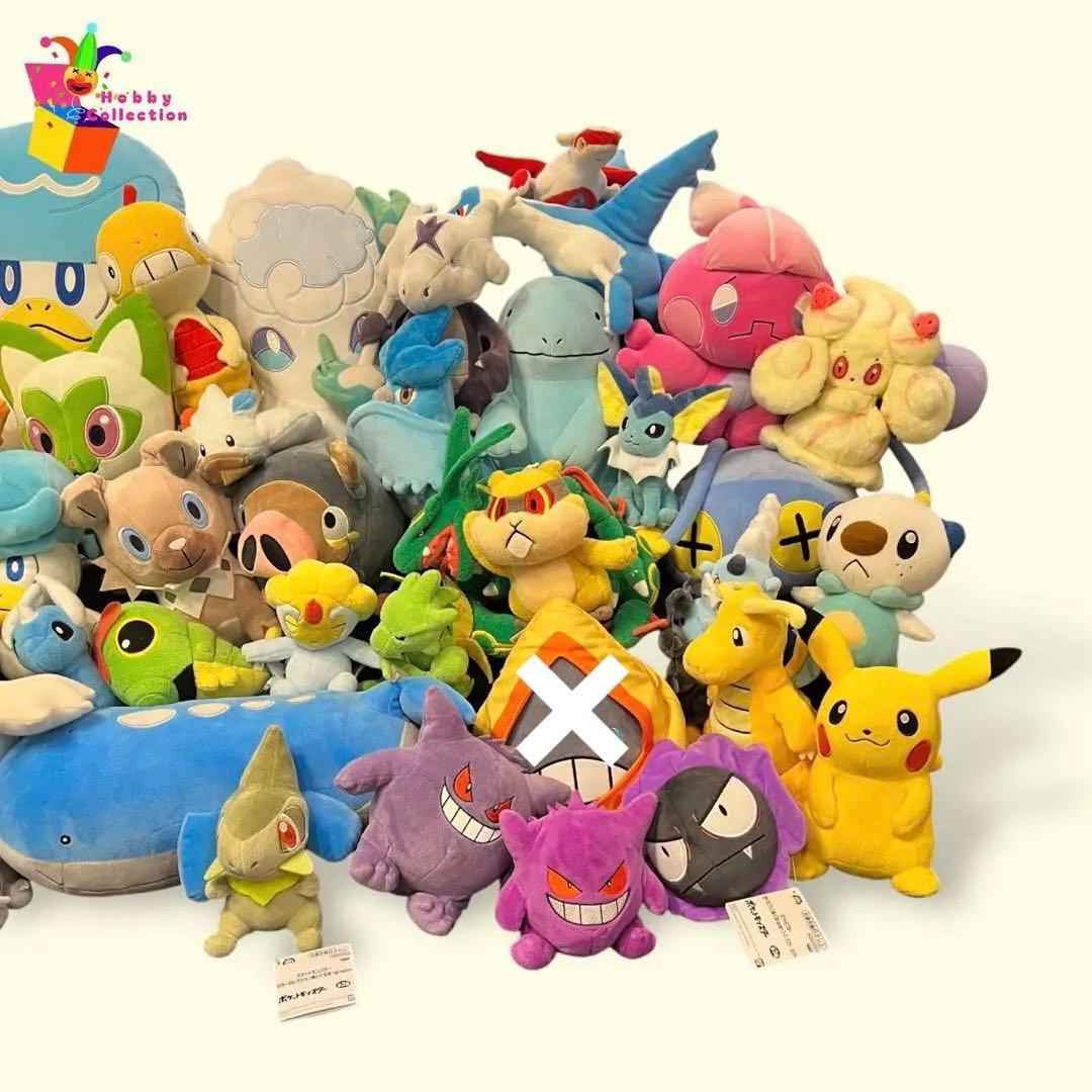 ポケモンぬいぐるみ　まとめ売り　40点セット fit タカラトミー　バンプレスト