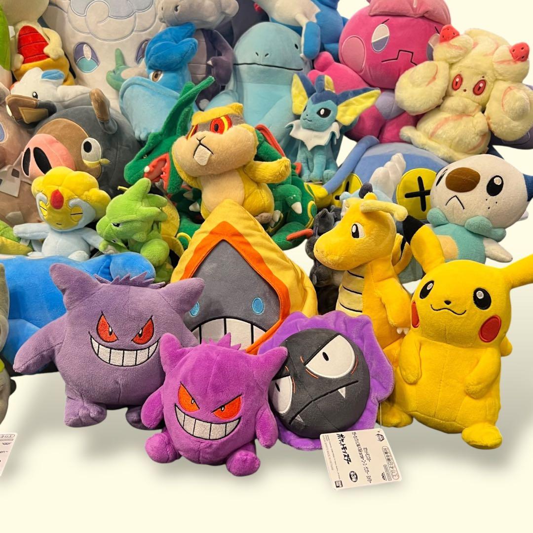 ポケモンぬいぐるみ　まとめ売り　40点セット fit タカラトミー　バンプレスト