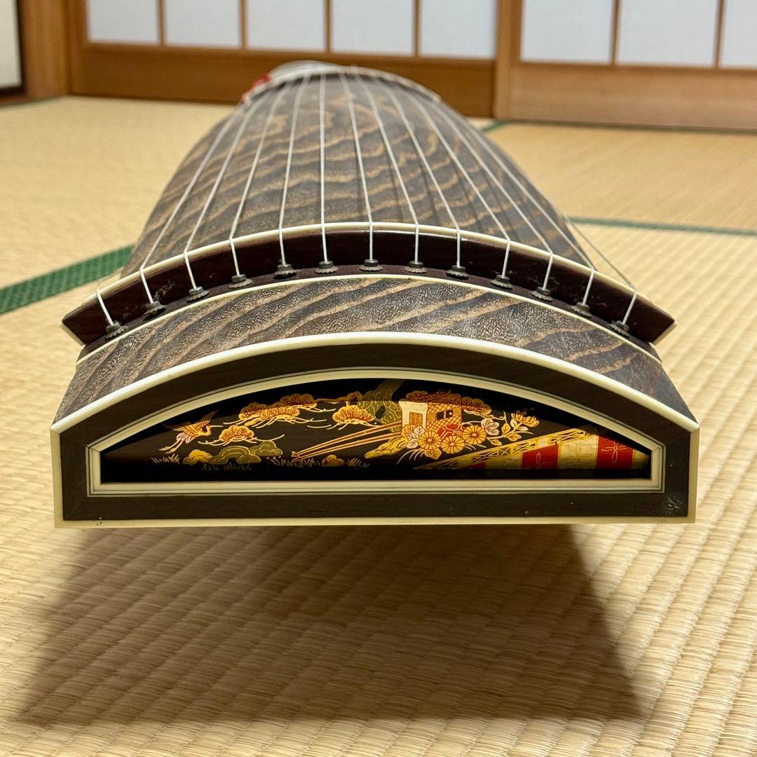 琴 13弦 在銘 クルムラ楽器 和琴 直接引取 全長188cm 練習用