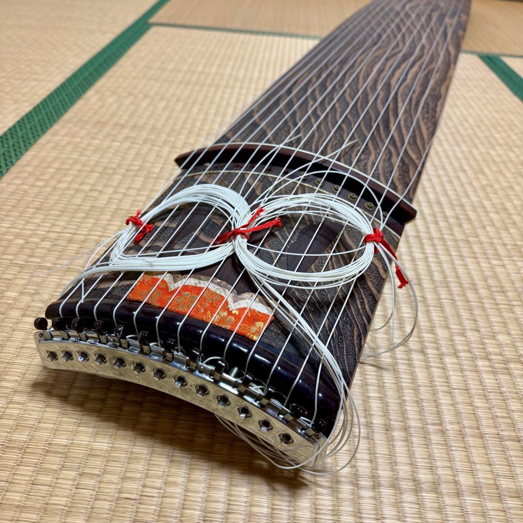 琴 13弦 在銘 クルムラ楽器 和琴 直接引取 全長188cm 練習用
