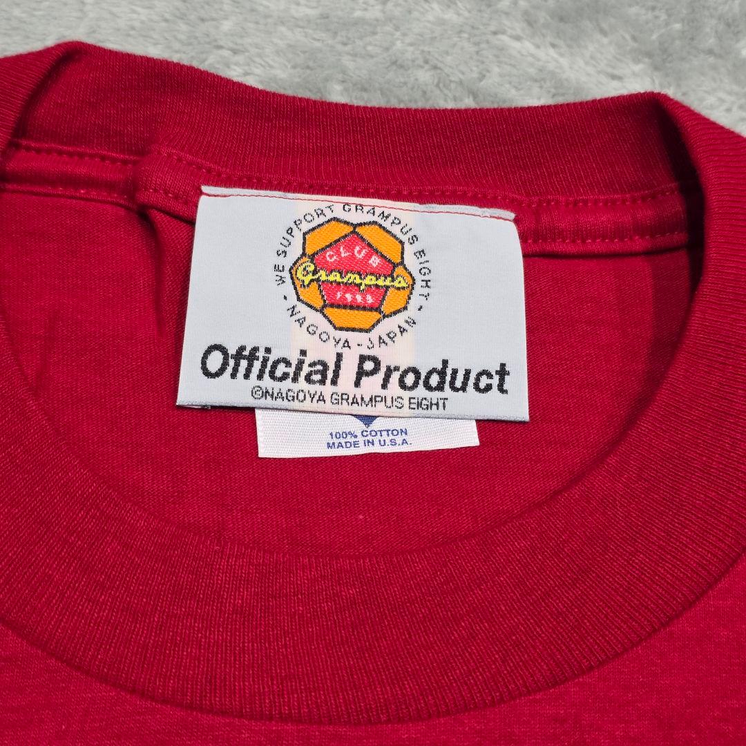 【未使用】ストイコビッチ　Tシャツ　L　赤　名古屋グランパス　ピクシー　Jリーグ