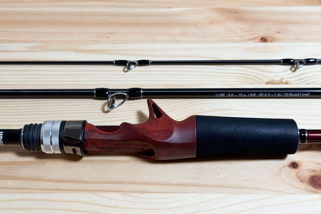 美品 Fishman Beams inte 6.4UL アジング ライトロッド