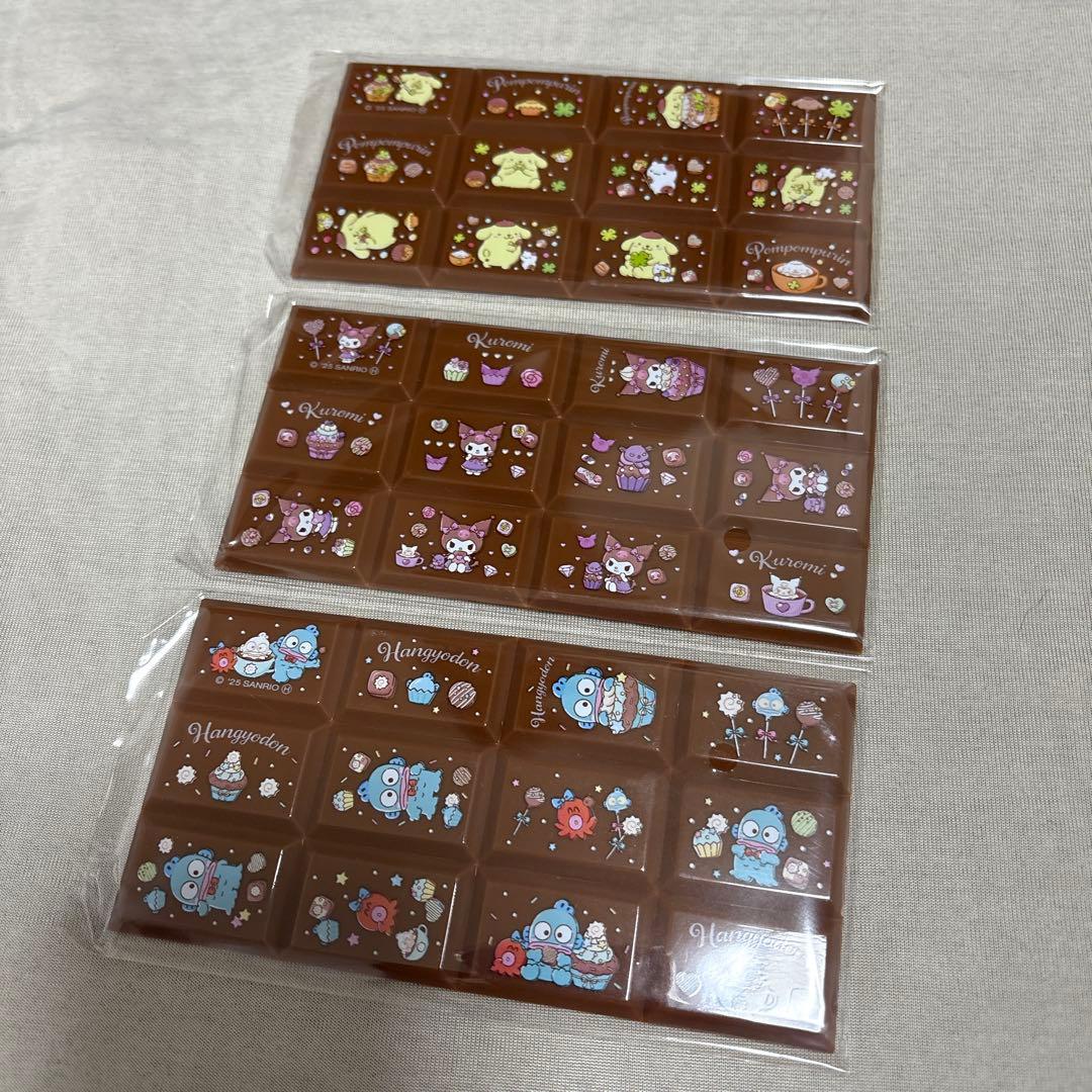 サンリオキャラクターズ　ちょこぶろっくしーる　全8種　コンプリート
