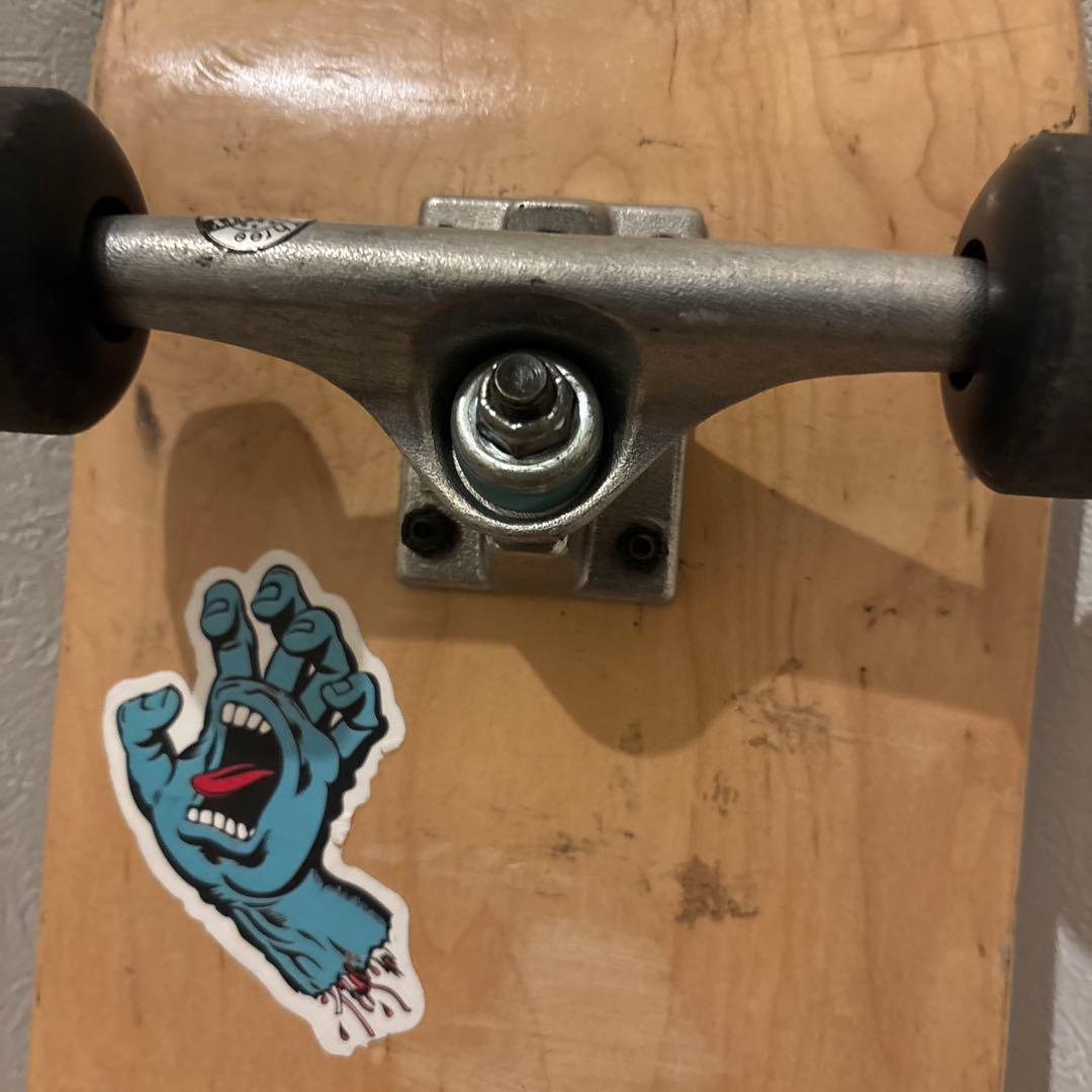 GRIZZLY スケートボードデッキ オレンジロゴ　スケボー　ストリート