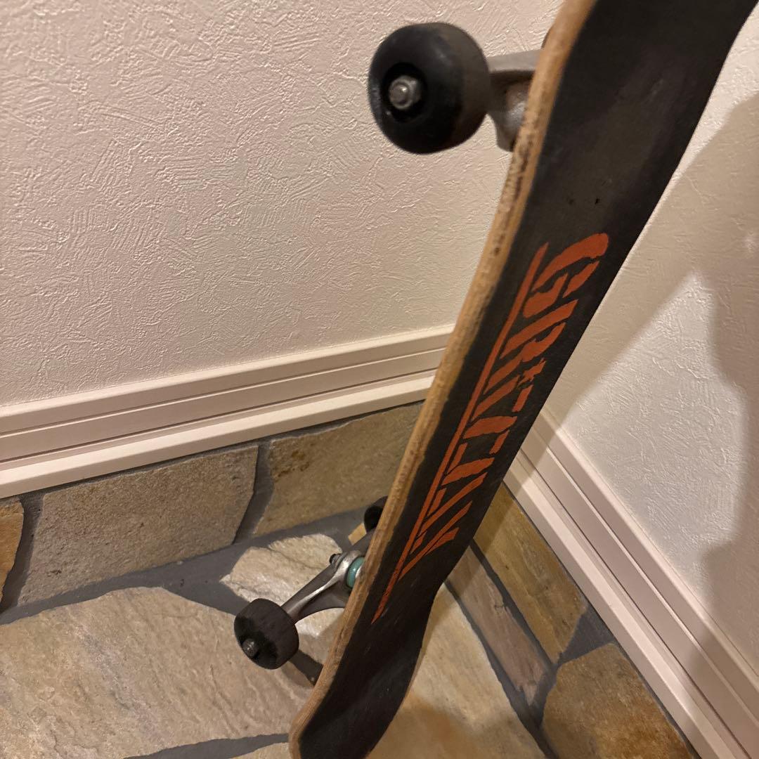 GRIZZLY スケートボードデッキ オレンジロゴ　スケボー　ストリート