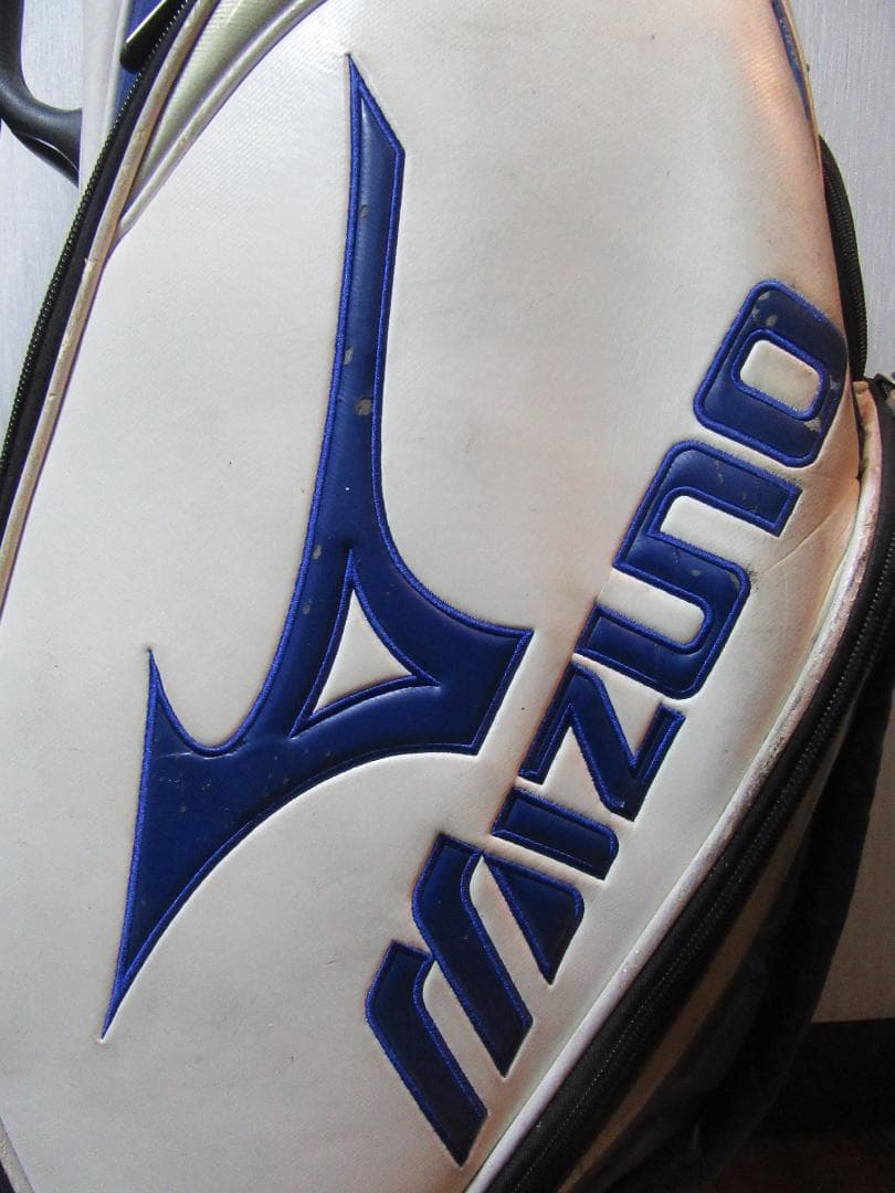 ★☆★ミズノ★Mizuno★3点式★ゴルフバック★白/青★