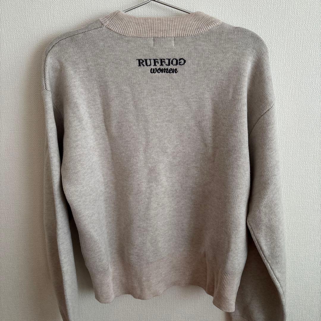 レディースウェア RUFFLOG RW JACQUARD KNIT BEIGE