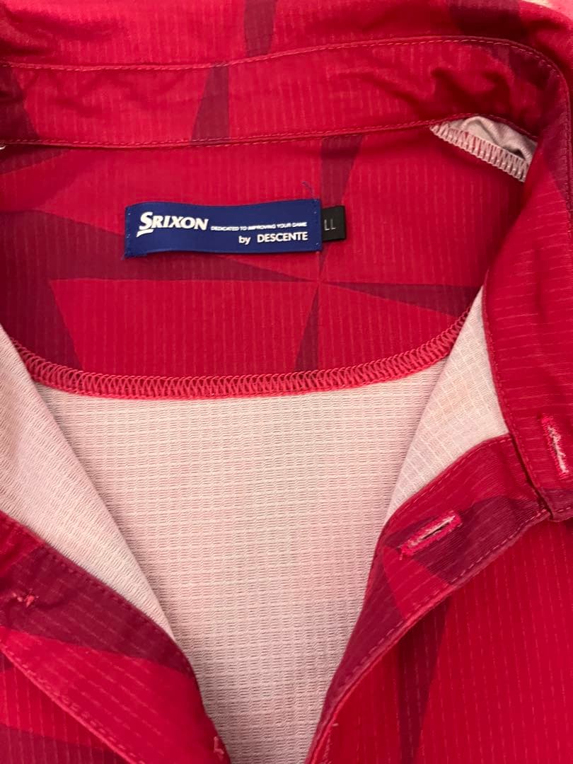 Srixon 白 赤 ポロシャツ （LL）2枚セット（バラ売り可）