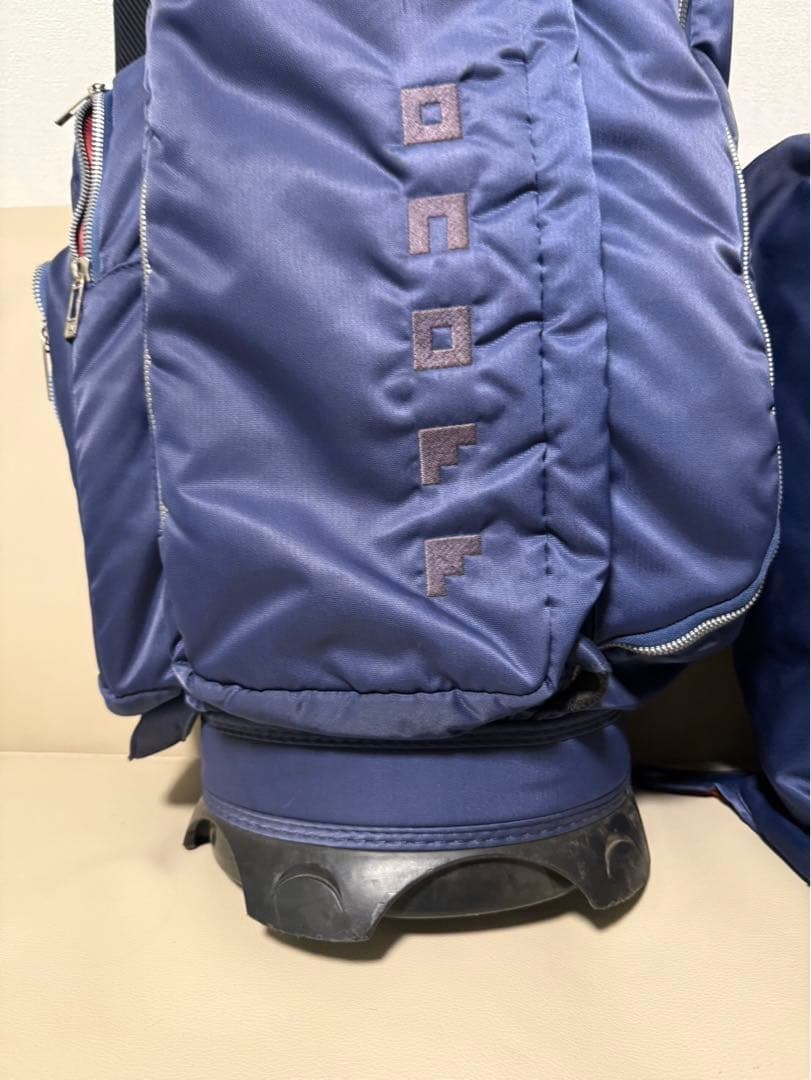 【送料込み】大人気　完売品　ONOFFオノフ　キャディバッグ ブルー