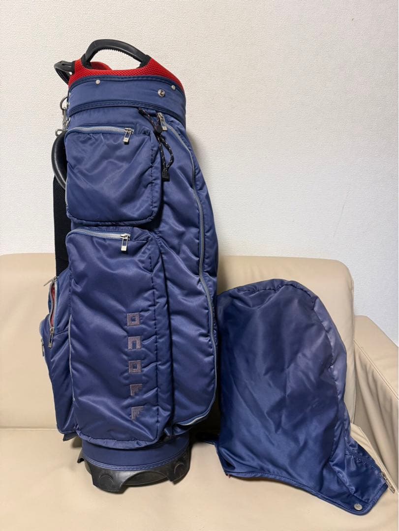 【送料込み】大人気　完売品　ONOFFオノフ　キャディバッグ ブルー