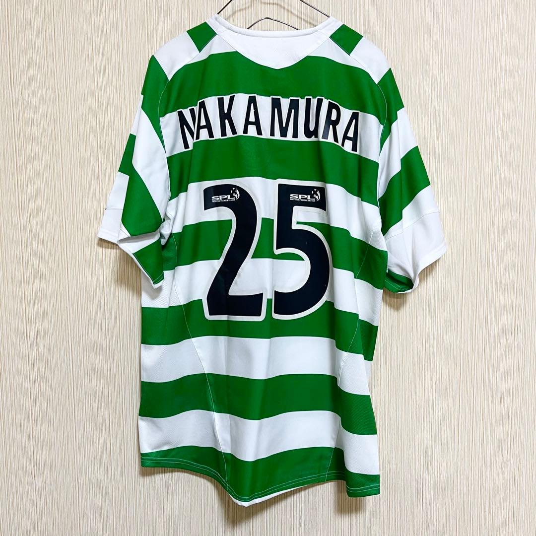 中村俊輔サイン入り　セルティック　ユニフォーム　M