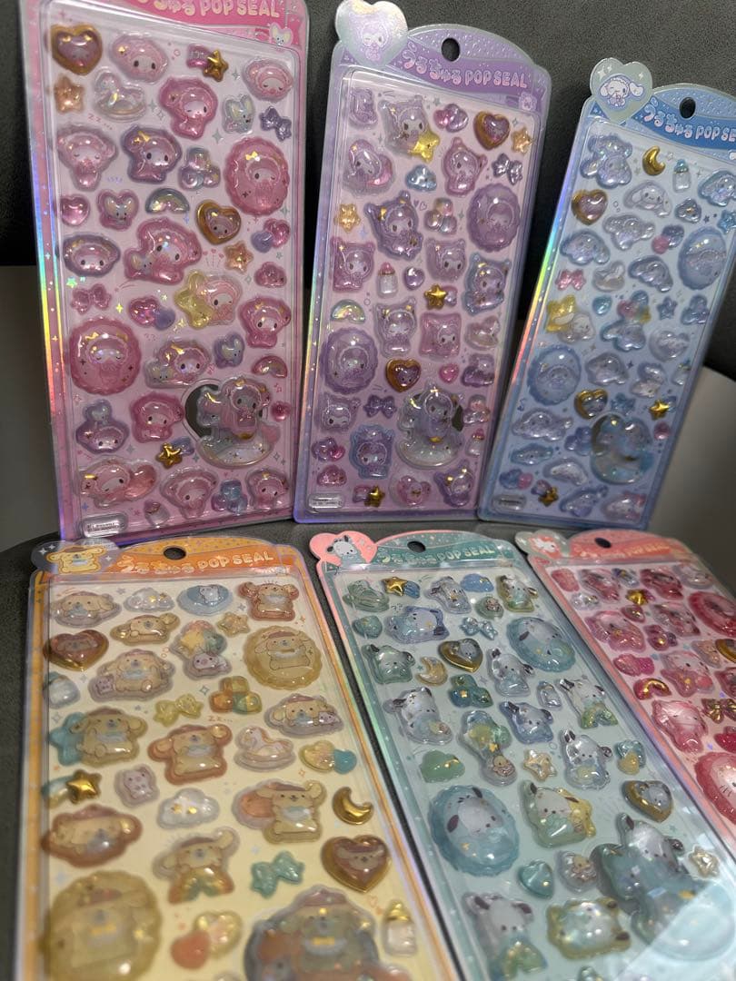 【正規品】うるちゅるポップシール　サンリオベビー　コンプリートセット