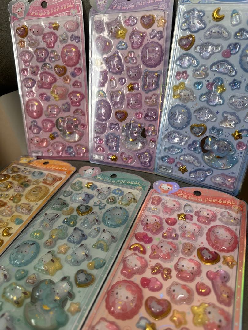 【正規品】うるちゅるポップシール　サンリオベビー　コンプリートセット