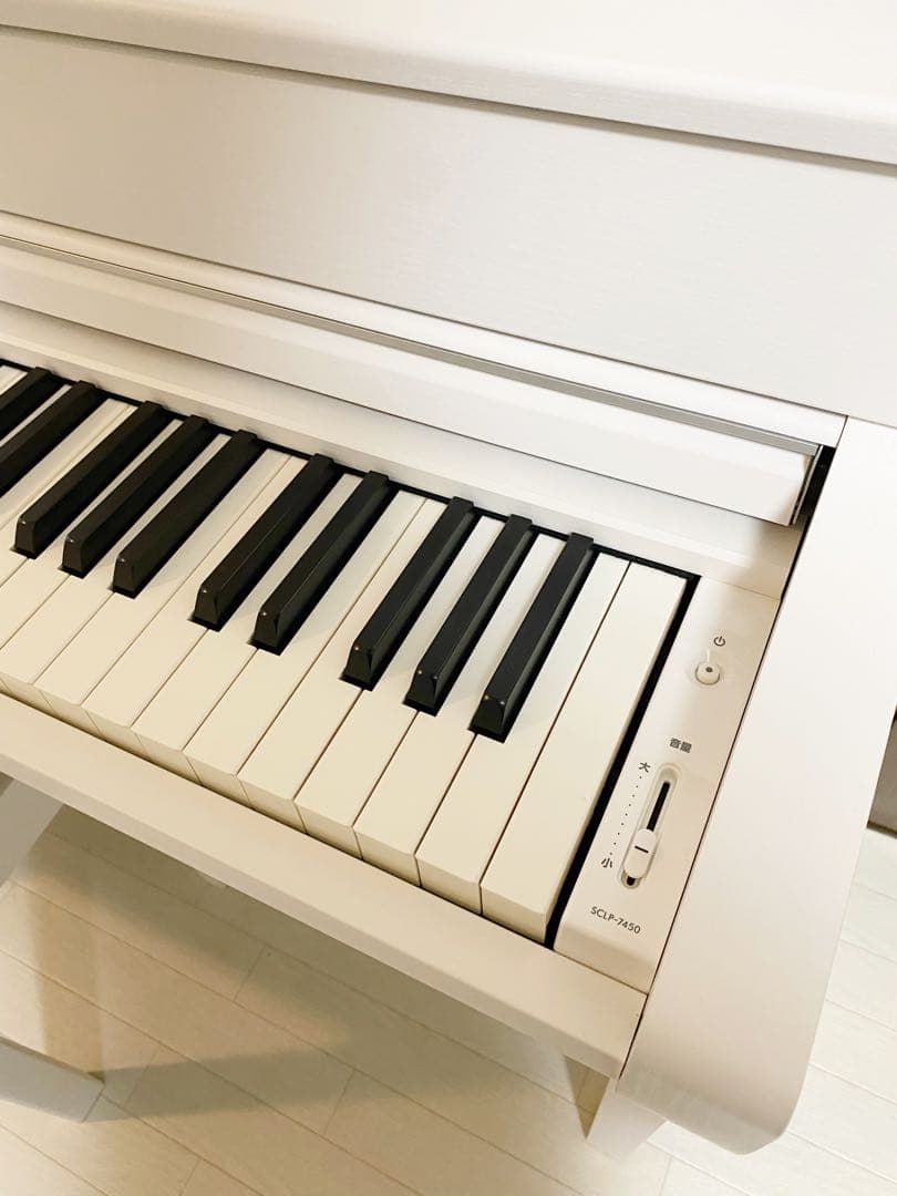 ☆美品☆YAMAHA 島村楽器 SCLP-7450WH 電子ピアノ 88鍵盤