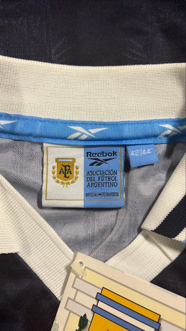 【新品、希少】アルゼンチン代表1999年2ndユニReebok レトロ 90s