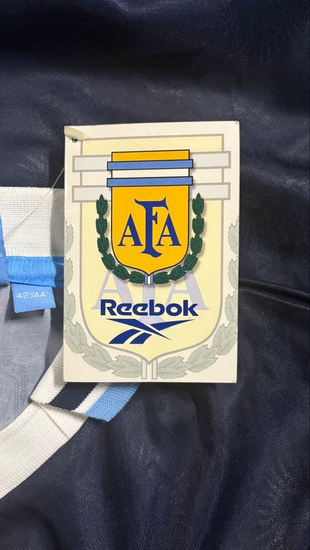 【新品、希少】アルゼンチン代表1999年2ndユニReebok レトロ 90s