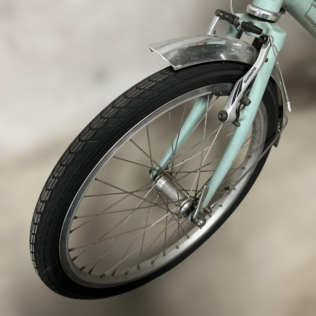 Bianchi Merlo ミントグリーン 小径車　ミニベロ