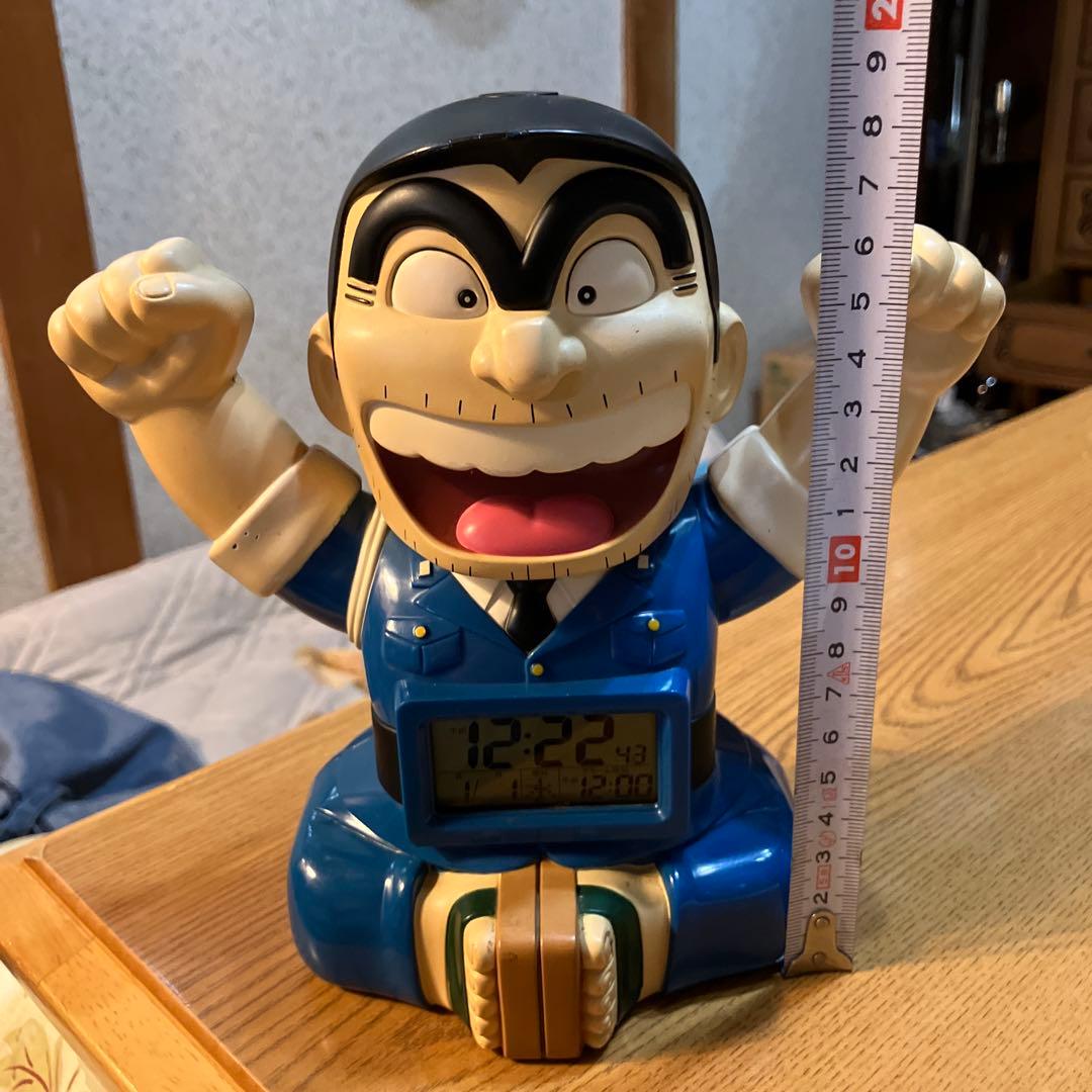 【ジャンク】 こち亀×東京新聞 両津勘吉 おしゃべり目覚まし時計